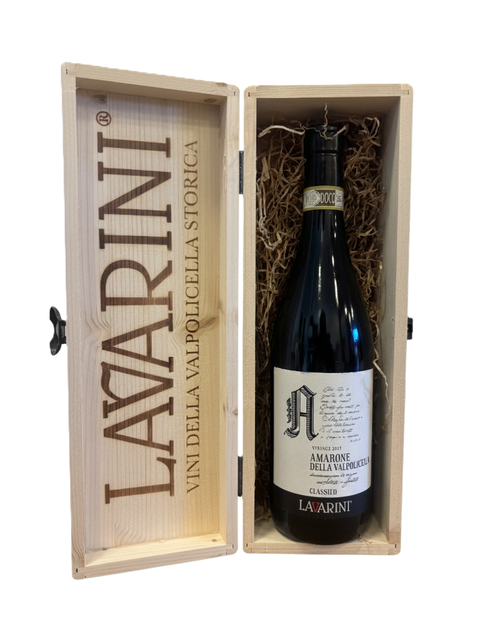 Amarone della Valpolicella DOCG 2017 0,75 L con scatola in legno