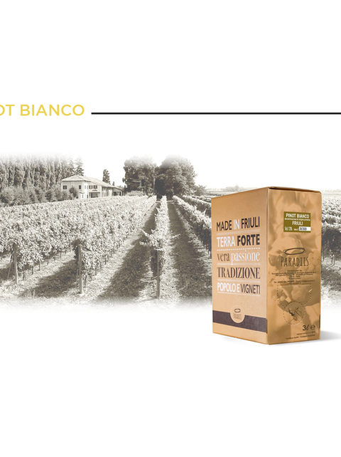 BAG IN BOX 3 Litri Pinot Bianco Friuli D.O.P.